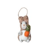 Bunny ornament with Radish