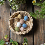 Set of Plain Mini Artisan Egg Ornaments