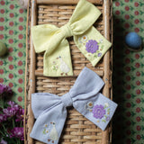 Spring Geese hairbow - Lilac