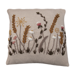 Wildflower pillow cover - Barley