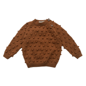bubble sweater - caramel