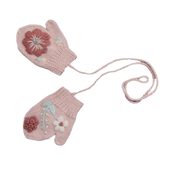 Flora mittens - Dusty Pink