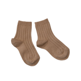 Rib socks - Camel