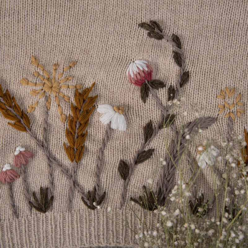 Wildflower sweater (Women) - Linen