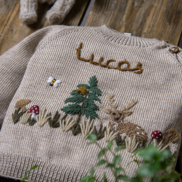 Cherish the Cozy: Personalized Knit Sweaters with Name