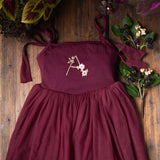 Personalized Primrose dress - Plum