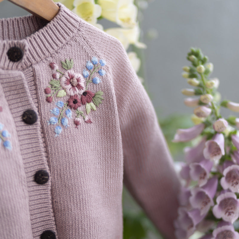 Midsummar cardigan (Cotton) - Marshmellow | Shirley Bredal Online Shop