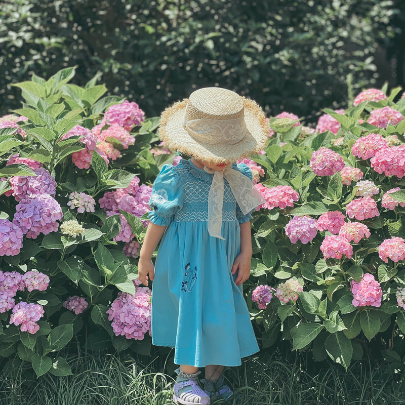 Nila dress - Dove Blue