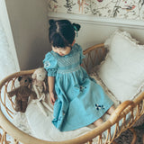 Nila dress - Dove Blue