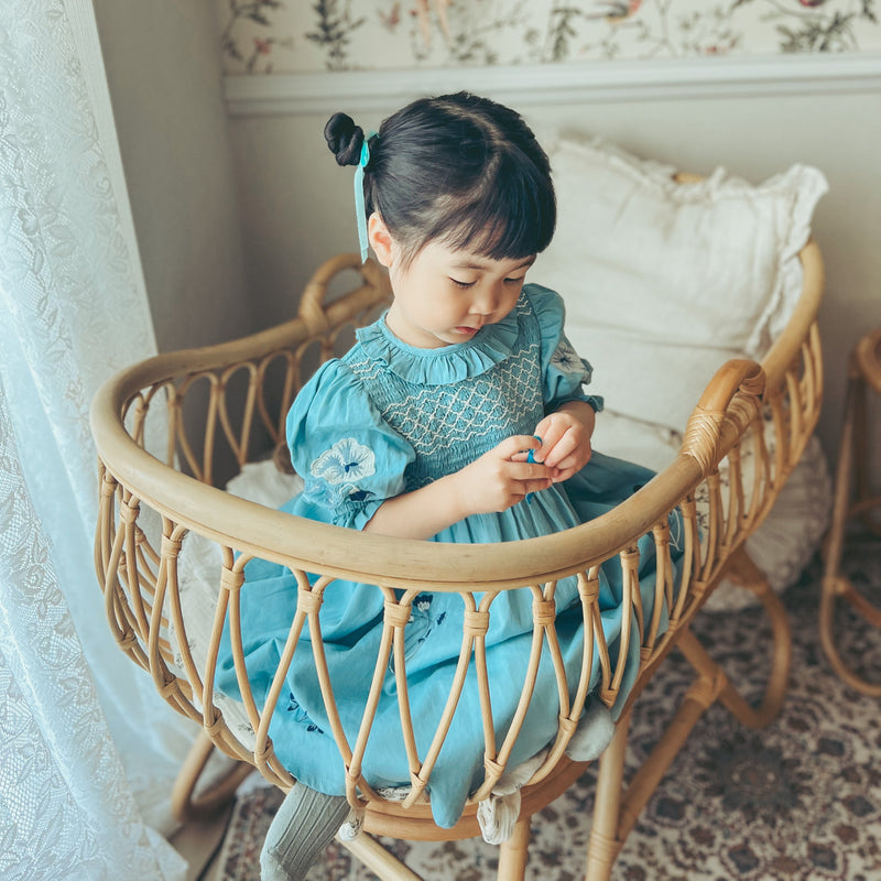 Nila dress - Dove Blue