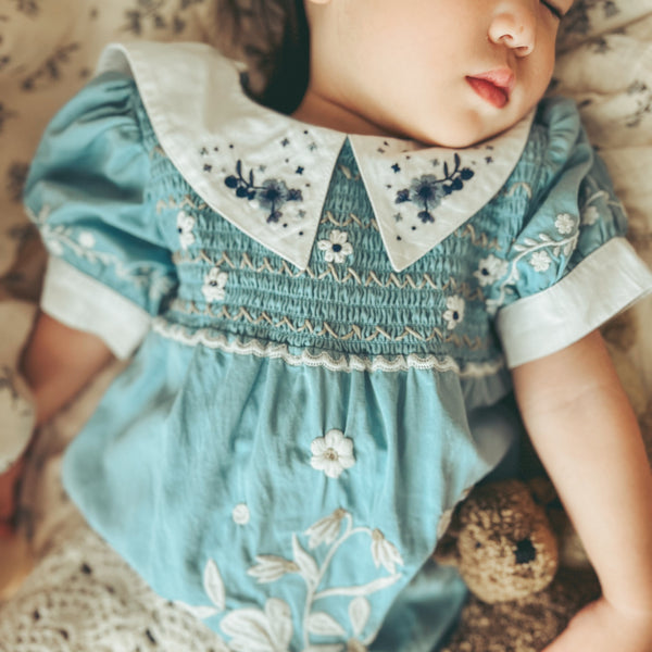 Mima romper - Dove Blue