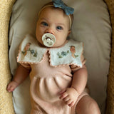 Little Birdie romper (Cotton) - Cantaloupe