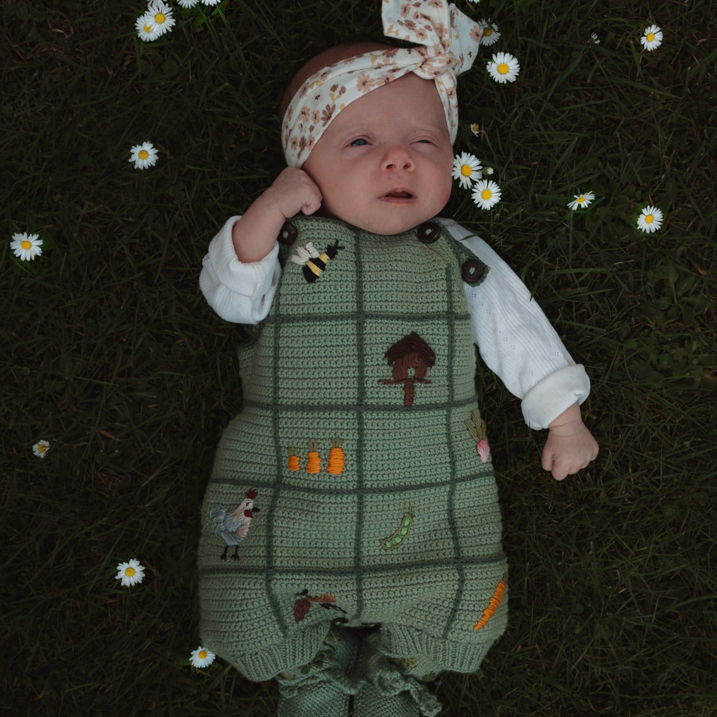 Shirley Bredal ロンパース(sage) 6-12m