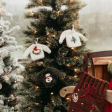 Sweater ornament Wreath - Cream White