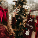 Sweater ornament Wreath - Cream White