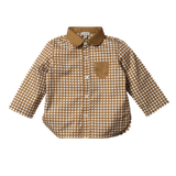 Gingham shirt - Turmeric