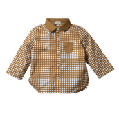 Gingham shirt - Turmeric