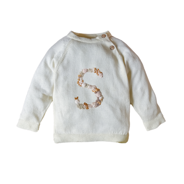 Personalized Sweater - Cream white