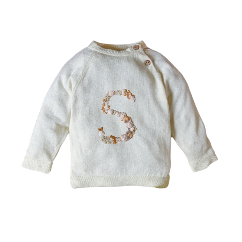 Personalized Sweater - Cream white