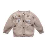 Flora cardigan (Cotton) - Oats