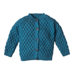 Smock cardigan - Petroleum