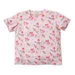 Strawberry jersey T-shirt - Dahlia