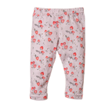 Strawberry jersey leggings - Dahlia