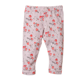 Strawberry jersey leggings - Dahlia