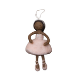 Ballerina Ornament - Pink