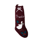 Personalized Goose Stocking - Dark Grape