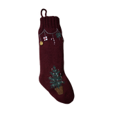 Garland Stocking - Dark Grape