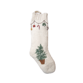 Garland Stocking - Cream white