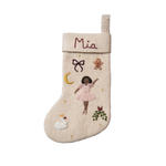 Personalized Ballerina Stocking, Cream White - Skin color 2