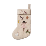 Personalized Ballerina Stocking, Cream White - Skin color 2