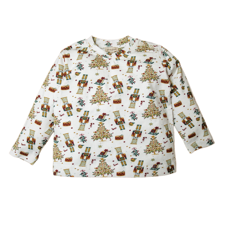 long sleeved jersey nutcracker shirt