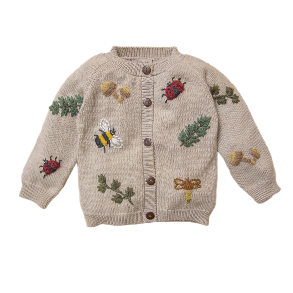 Bugs Life cardigan - Barley