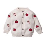 Apple cardigan - Cream White