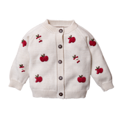 Apple cardigan - Cream White
