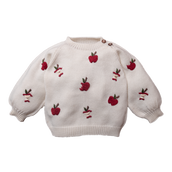Apple sweater - Cream White