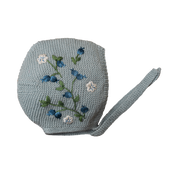 Blueberries bonnet (Cotton) - Duck Blue