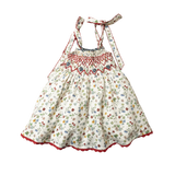 strap floral dress for kids