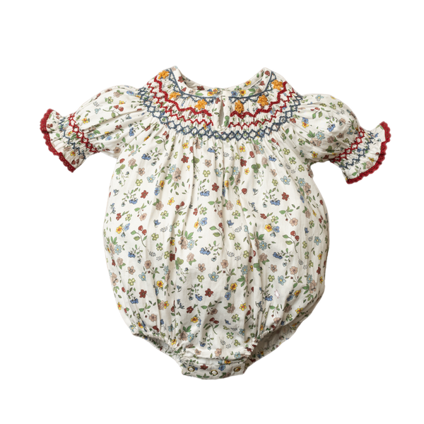 printed baby romper