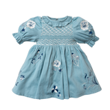 volume dress with flowers for kids