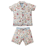 holiday print set for boys