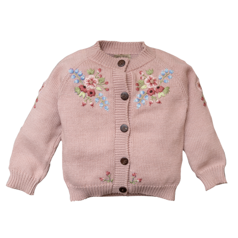 アトリエgg ateliergg ミス サマー(ノースリーヴタートル） baby Midsummar cardigan (Cotton) - Marshmellow | Shirley Bredal Online Shop