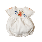 Midsummar romper (Cotton) - Marshmellow