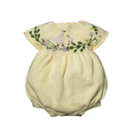 Spring Geese romper (Cotton) - Butter Lemon