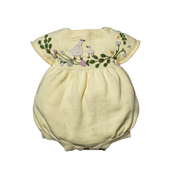 Spring Geese romper (Cotton) - Butter Lemon