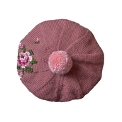 Heirloom Rose beret - Blush