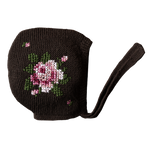 Heirloom Rose bonnet - Chocolate (PRE-ORDER)
